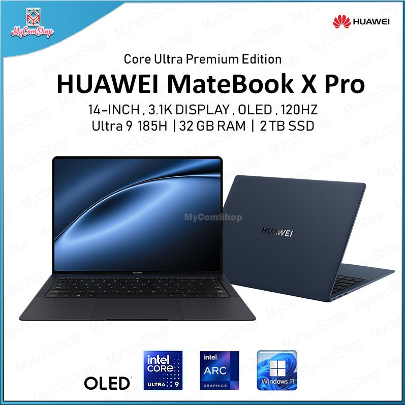 HUAWEI MATEBOOK X PRO ULTRA 9 185H 32GB RAM 2TB SSD INTEL ARC 14" OLED 3.1K 120HZ