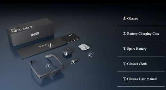 INMO GO3 SMART AI GLASSES WEREABLE AI WITH INMO RING 4