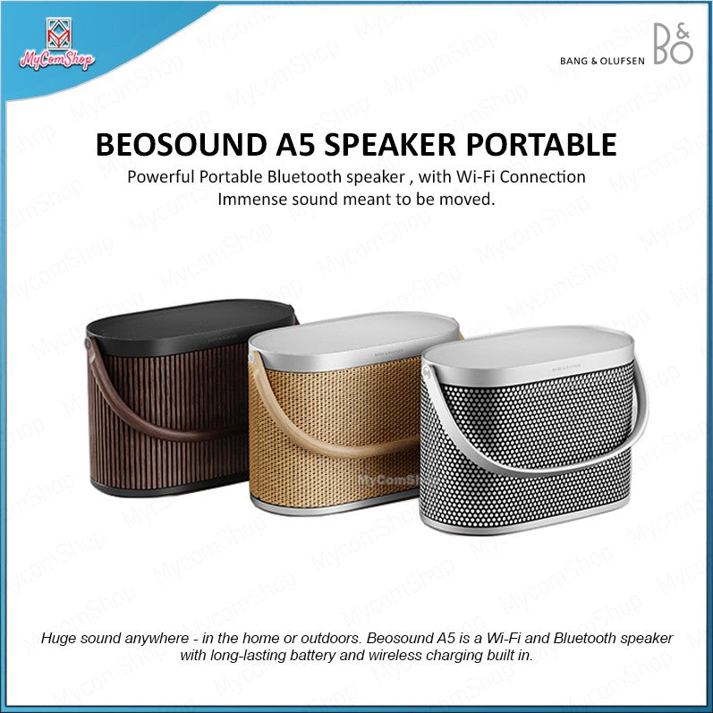 BANG & OLUFSEN BEOSOUND A5 SPEAKER PORTABLE BLUETOOTH WIFI