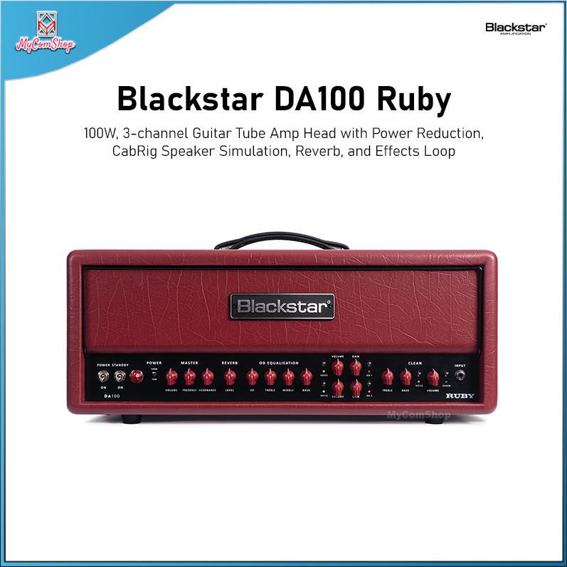 BLACKSTAR DA100 RUBY 100 WATT TUBE AMPLIFIER HEAD 3 CHANNEL GUITAR TUBE AMP