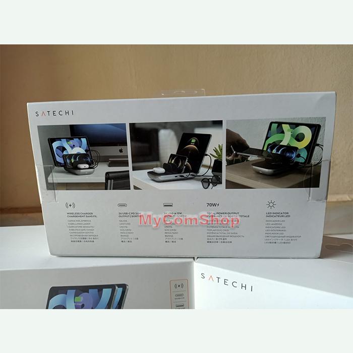 SATECHI DOCK5 MULTI DEVICE CHARGING STATION WITH WIRELESS CHARGING