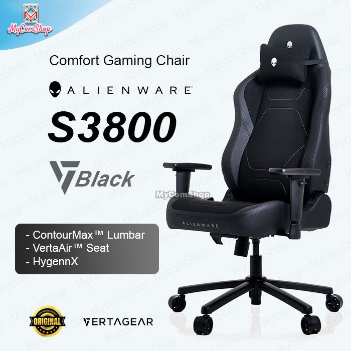VERTAGEAR ALIENWARE S3800 COMFORT GAMING CHAIR VG-S3800 AW
