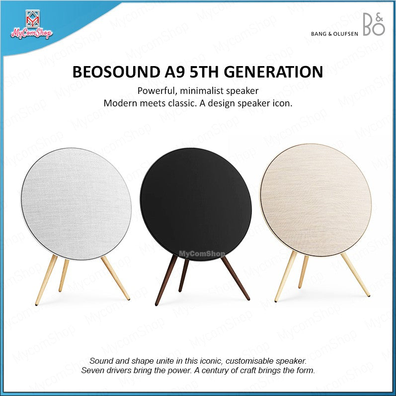 BANG & OLUFSEN BEOSOUND A9 5TH GENERATION POWERFUL SPEAKER MINIMALIST