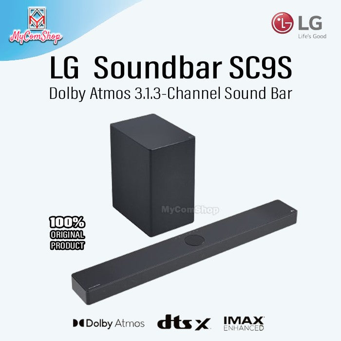 LG SOUNDBAR SC9S 3.1.3-CHANNEL SPEAKER DOLBY ATMOS IMAX DTSX