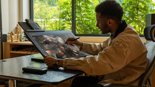 HUION KAMVAS PRO 27 INCH 4K UHD GRAPHICS MONITOR DRAWING TABLET