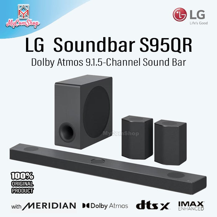 LG SOUNDBAR S95QR 9.1.5-CHANNEL SPEAKER DOLBY ATMOS VISION IMAX DTSX