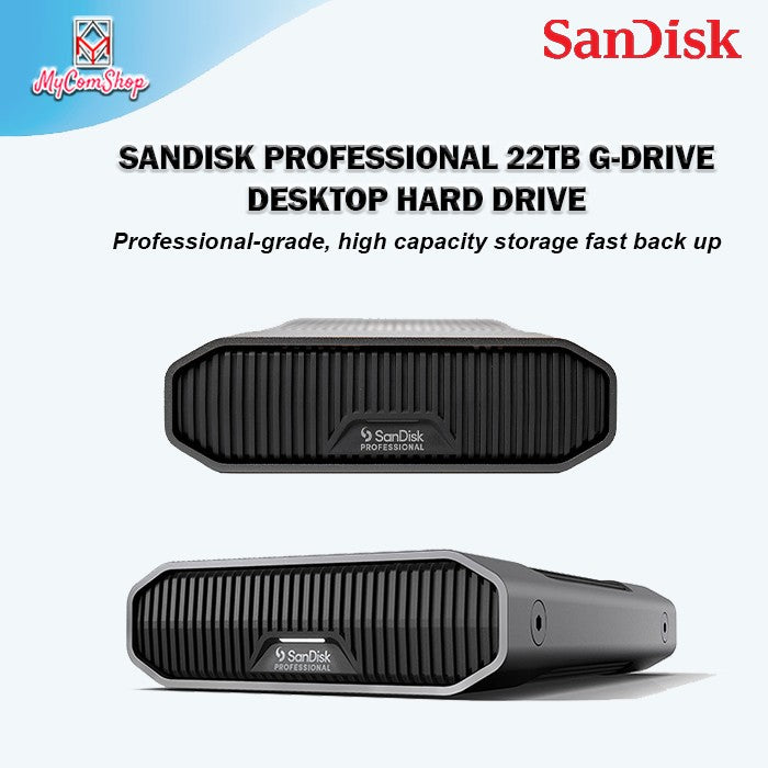SANDISK PROFESSIONAL EXTERNAL DESKTOP HDD 22TB 7200RPM USB-C