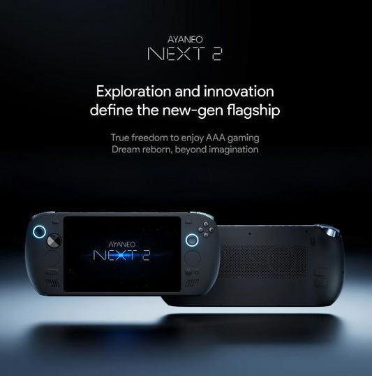 AYANEO NEXT 2 2026 HANDHELD GAMING PC RYZEN AI MAX OLED 9 INCH WINDOWS 11