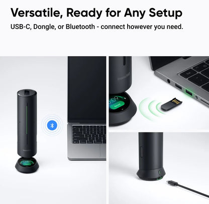INSTA360 WAVE AI MICROPHONE SPEAKERPHONE NOISE CANCELLING 360 AUDIO USB BLUETOOTH