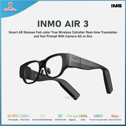 INMO AIR 3 SMART AR AI GLASSES FULL COLOR TRUE WIRELESS ALL IN ONE AR GLASSES