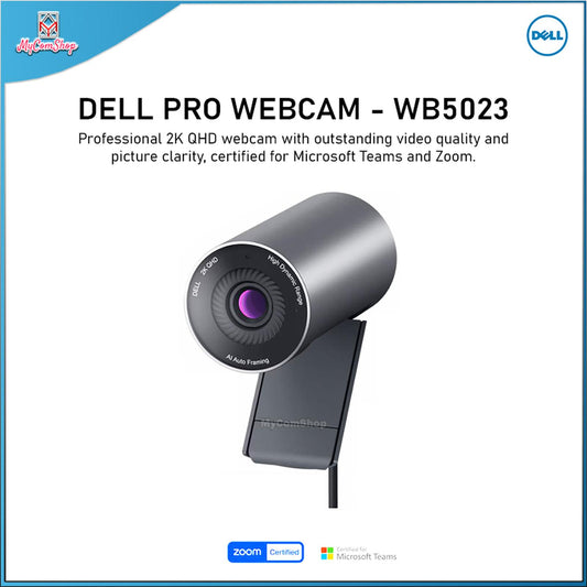 DELL PRO WEBCAM WB5023 PROFESSIONAL 2K QHD