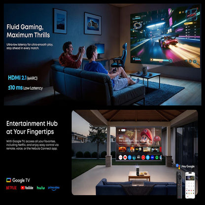 SOUNDCORE NEBULA P1 PROJECTOR WITH DETACHABLE SPEAKERS FULL HD 1080P 650 ANSI DOLBY AUDIO