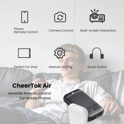CHEERTOK AIR SMART PHONE REMOTE BLUETOOTH WIRELESS TIKTOK SCROLLING CONTROL CAMERA VIDEO RECORDING