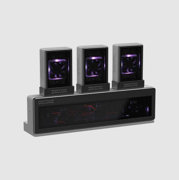 DECOKEE DK-STATION PRO DK-DISK M.2 NVME SSD ENCLOSURE HUB X3 RGB LED