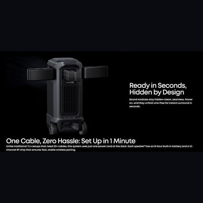 SOUNDCORE NEBULA X1 PRO MOBILE THEATER 4K PROJECTOR WITH WIRELESS 7.1.4 SOUND SPEAKER