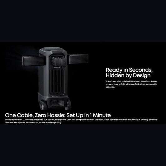 SOUNDCORE NEBULA X1 PRO MOBILE THEATER 4K PROJECTOR WITH WIRELESS 7.1.4 SOUND SPEAKER