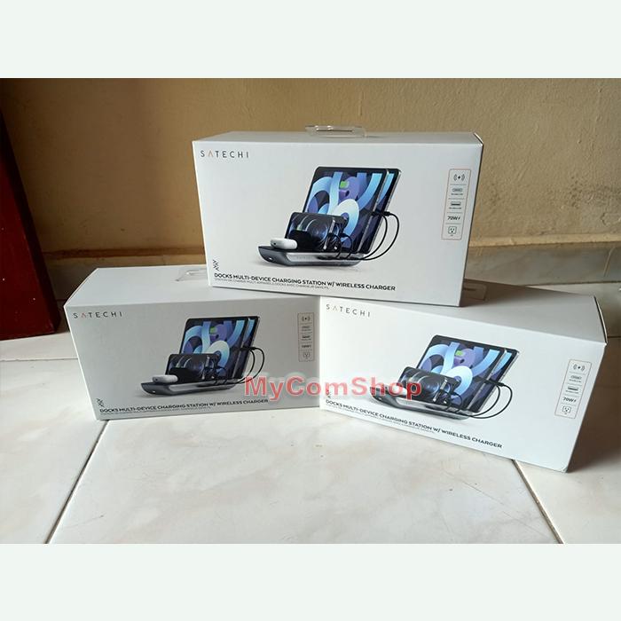 SATECHI DOCK5 MULTI DEVICE CHARGING STATION WITH WIRELESS CHARGING