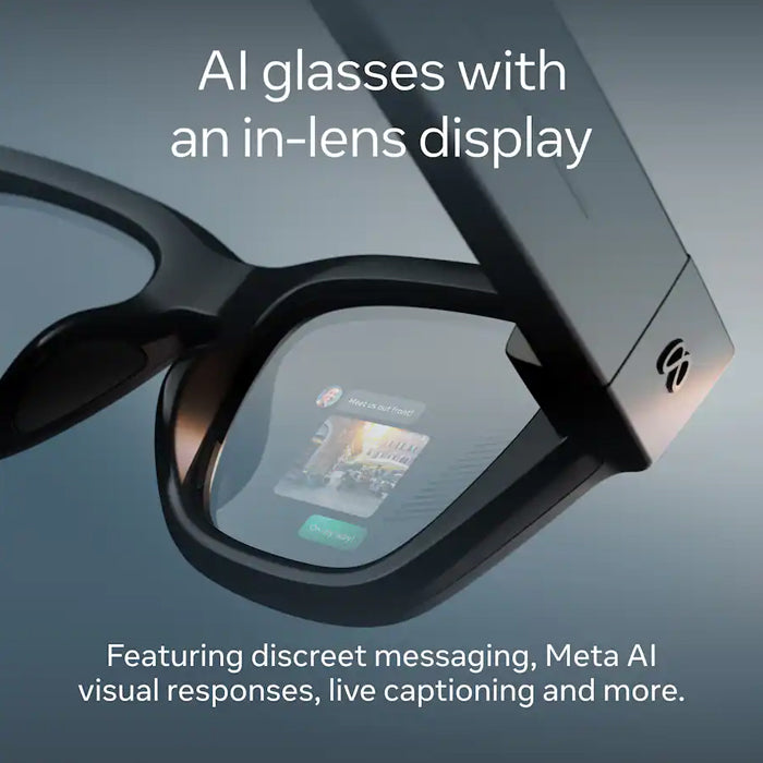 META RAY-BAN DISPLAY META AI GLASSES WITH NEURAL BAND