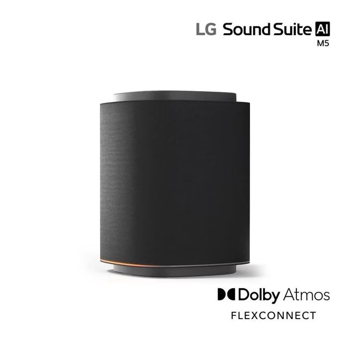 LG SOUND SUITE M5 COMPACT WIRELESS SPEAKER CH 1.1.1 DOLBY ATMOS FLEXCONNECT SPATIAL AUDIO