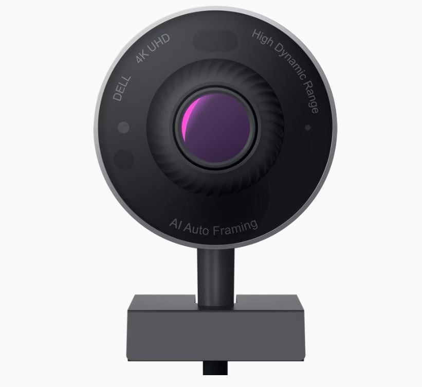 DELL ULTRASHARP WEBCAM WB7022 IMAGE QUALITY 4K UHD AI AUTO FRAMING ZOOM