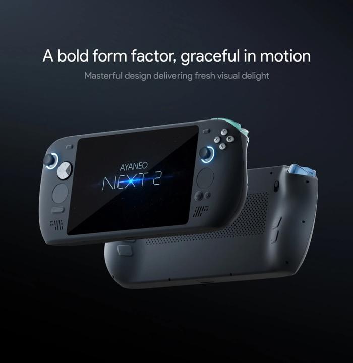 AYANEO NEXT 2 2026 HANDHELD GAMING PC RYZEN AI MAX OLED 9 INCH WINDOWS 11