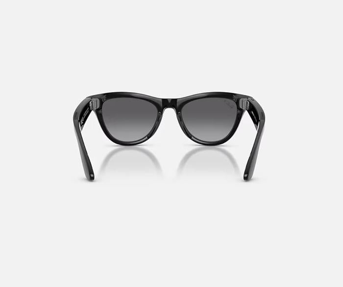 RAY-BAN META SKYLER AI SUNGLASSES GEN 2 POLARIZED LENSES GRAPHITE WITH FRAME SHINY BLACK