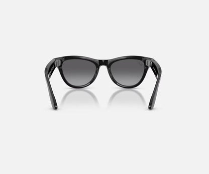 RAY-BAN META SKYLER AI SUNGLASSES GEN 2 POLARIZED LENSES GRAPHITE WITH FRAME SHINY BLACK