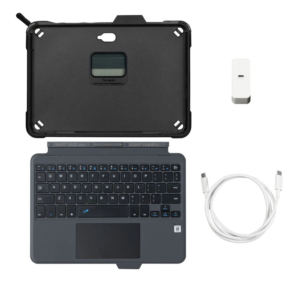 TARGUS RUGGED CASE FIELD READY CASE WITH DETACHABLE KEYBOARD FOR SAMSUNG GALAXY TAB ACTIVE5 PRO AND ACTIVE4 PRO