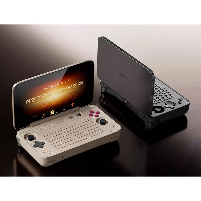 AYANEO FLIP 1S KB PORTABLE GAMING PC WINDOWS GAMING CONSOLE HANDHELD