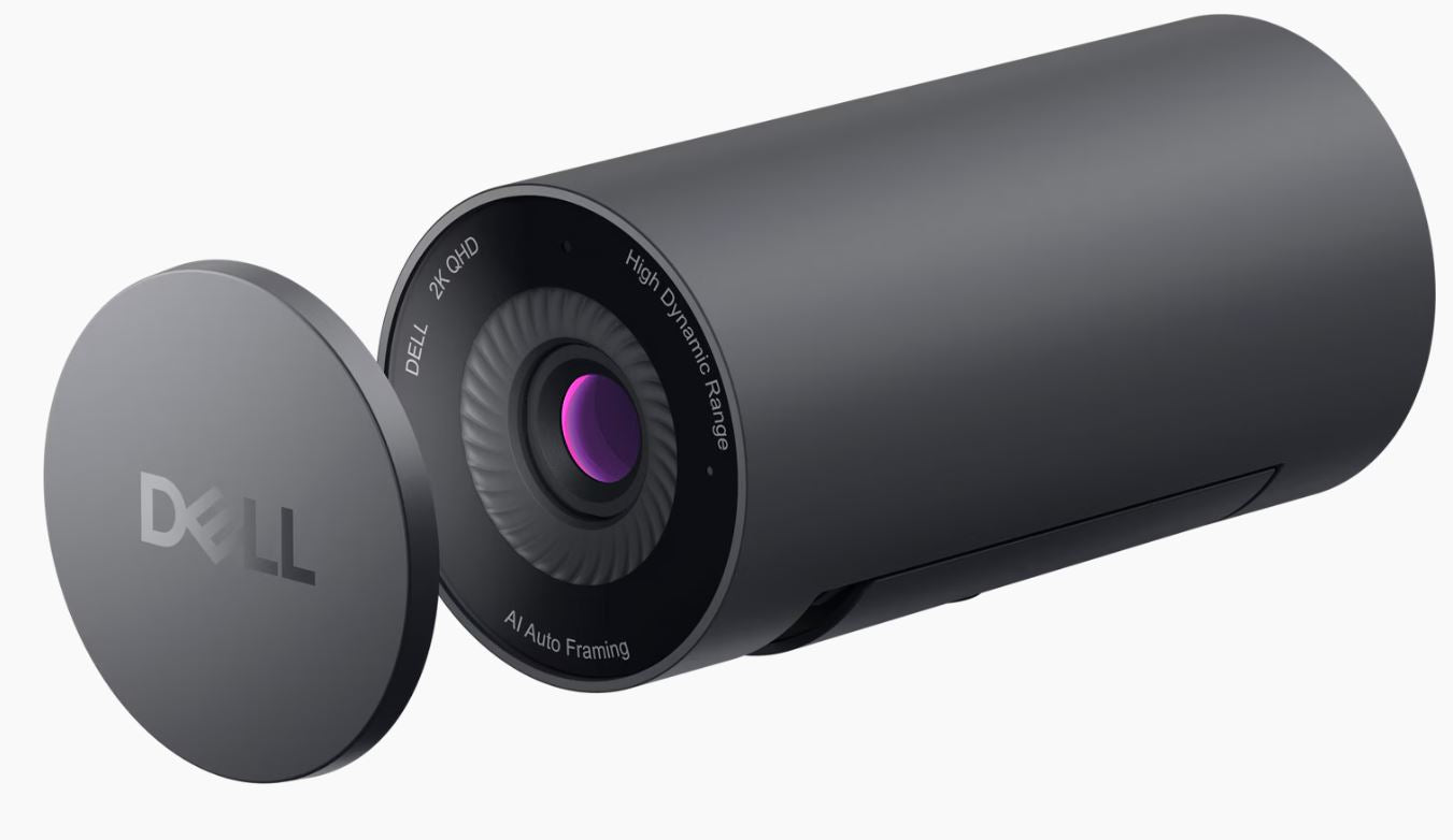 DELL ULTRASHARP WEBCAM WB7022 IMAGE QUALITY 4K UHD AI AUTO FRAMING ZOOM