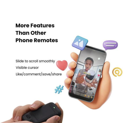 CHEERTOK AIR SMART PHONE REMOTE BLUETOOTH WIRELESS TIKTOK SCROLLING CONTROL CAMERA VIDEO RECORDING