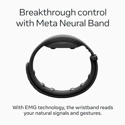 META RAY-BAN DISPLAY META AI GLASSES WITH NEURAL BAND