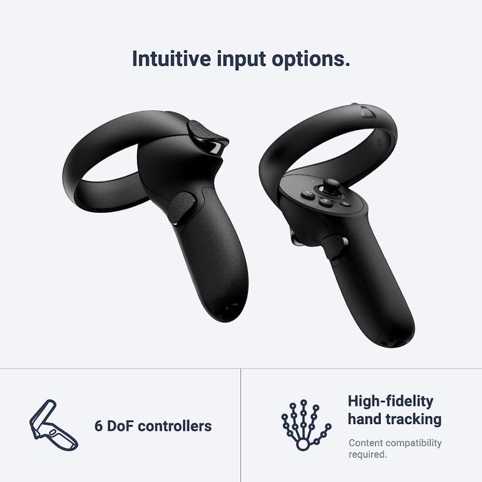 HTC VIVE XR ELITE VR VIRTUAL REALITY HEADSET WITH 2 CONTROLLERS L R