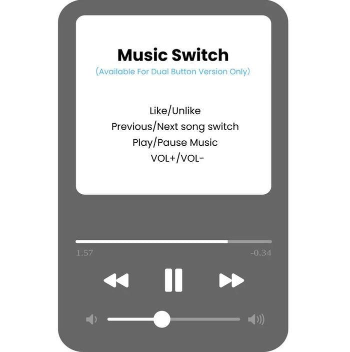 CHEERTOK AIR SMART PHONE REMOTE BLUETOOTH WIRELESS TIKTOK SCROLLING CONTROL CAMERA VIDEO RECORDING