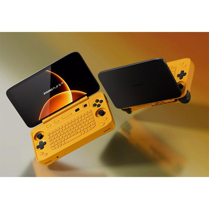 AYANEO FLIP 1S KB PORTABLE GAMING PC WINDOWS GAMING CONSOLE HANDHELD