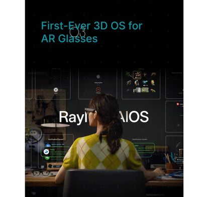 RAYNEO X3 PRO 2026 AI+AR SMART GLASSES FULL COLOR MICRO OLED WIFI BLUETOOTH