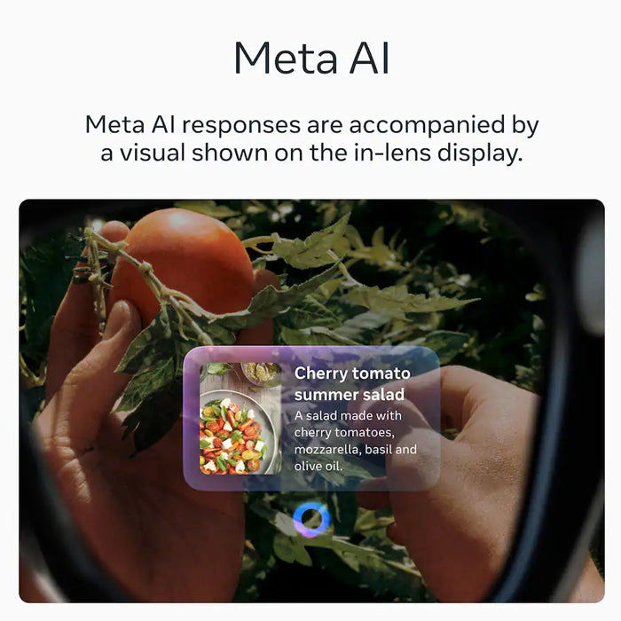 META RAY-BAN DISPLAY META AI GLASSES WITH NEURAL BAND