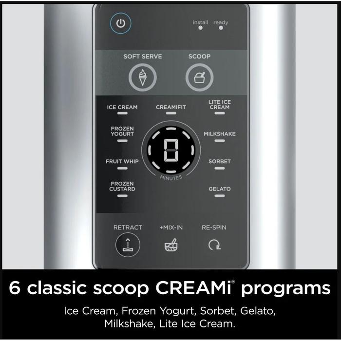 NINJA SWIRL CREAMI SOFT SERVE ICE CREAM MACHINE