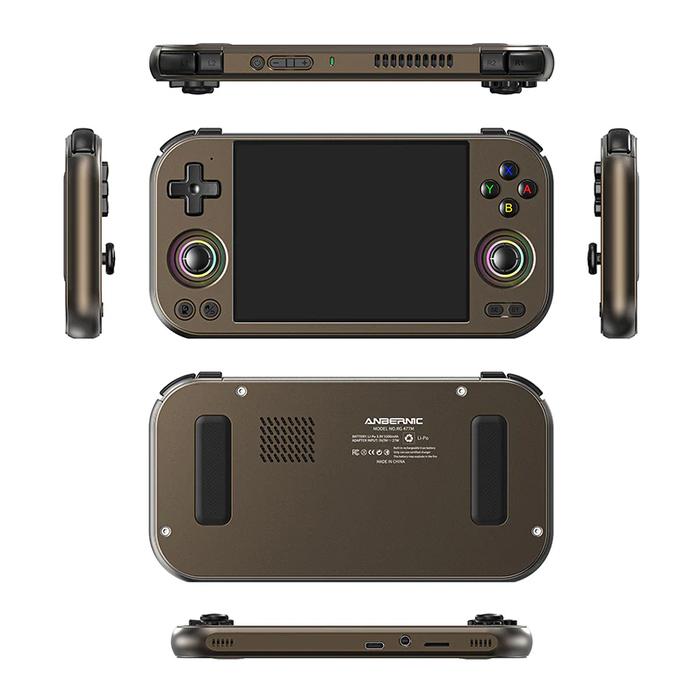 ANBERNIC RG 477M ANDROID RETRO HANDHELD GAME CONSOLE 12GB RAM 256GB SSD DIMENSITY 8300