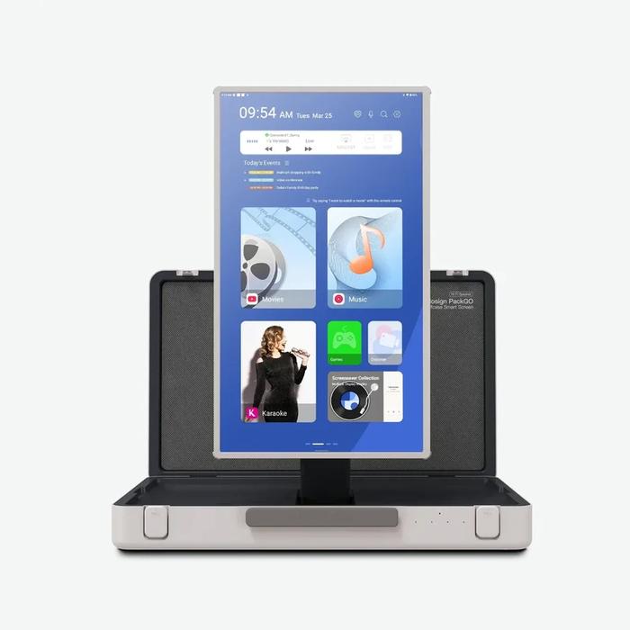 APOLOSIGN PACKGO 27 INCH BRIEFCASE PORTABLE TV 1080P FHD TOUCHSCREEN ANDROID