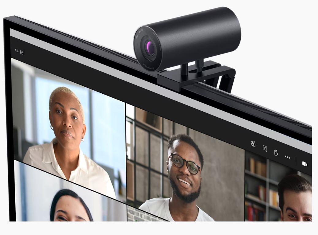 DELL ULTRASHARP WEBCAM WB7022 IMAGE QUALITY 4K UHD AI AUTO FRAMING ZOOM