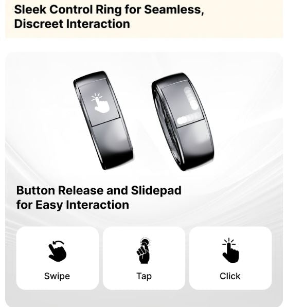 HALLIDAY GLASSES AI PROACTIVE INVISIBLE DISPLAY TRANSLATION COMPATIBLE PRESCRIPTION LENSES