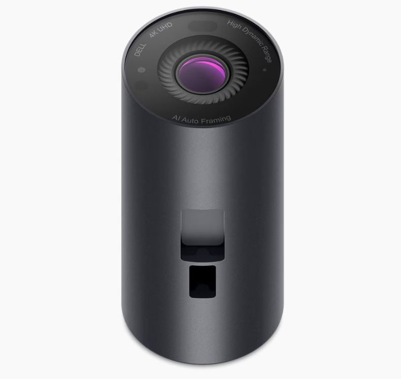 DELL ULTRASHARP WEBCAM WB7022 IMAGE QUALITY 4K UHD AI AUTO FRAMING ZOOM