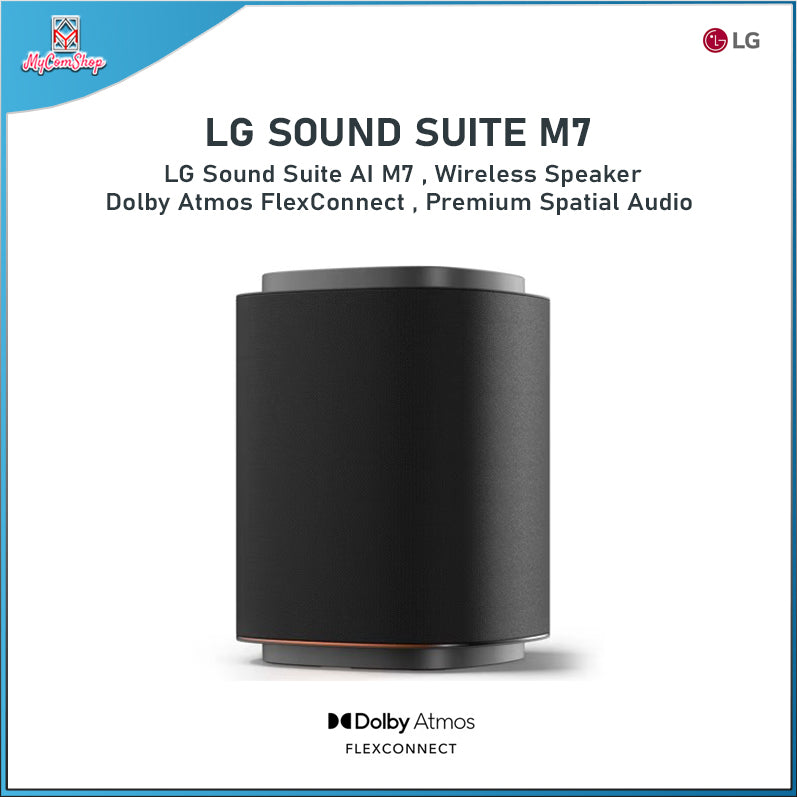 LG SOUND SUITE M7 PREMIUM SPATIAL AUDIO WIRELESS SPEAKER DOLBY ATMOS FLEXCONNECT CH 2.1.1