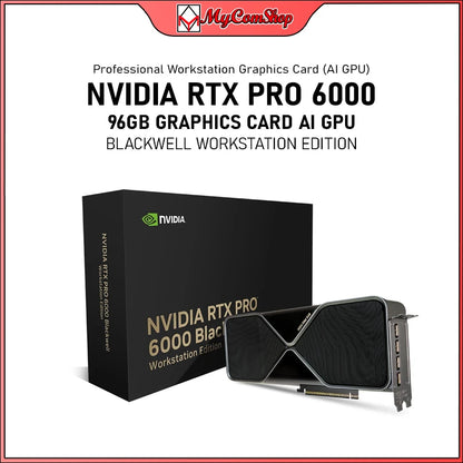 NVIDIA RTX PRO 6000 BLACKWELL WORKSTATION EDITION 96GB GRAPHICS CARD AI GPU