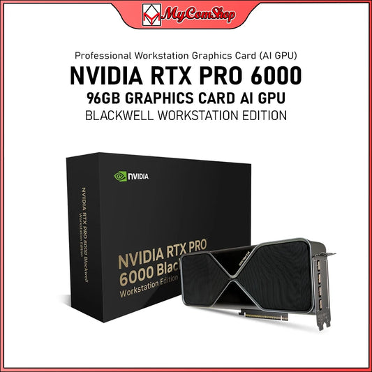 NVIDIA RTX PRO 6000 BLACKWELL WORKSTATION EDITION 96GB GRAPHICS CARD AI GPU