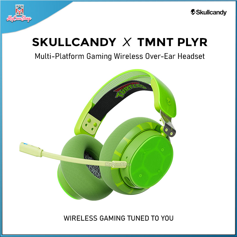 SKULLCANDY X TMNT PLYR WIRELESS GAMING HEADSET BLUETOOTH