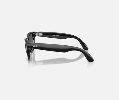 RAY-BAN META SKYLER AI SUNGLASSES GEN 2 POLARIZED LENSES GRAPHITE WITH FRAME SHINY BLACK