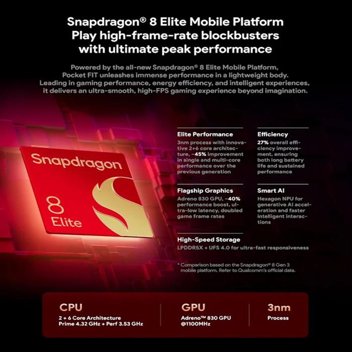 AYANEO KONKR POCKET FIT 8 ELITE SNAPDRAGON 8 ELITE ANDROID HANDHELD PORTABLE GAMING CONSOLE