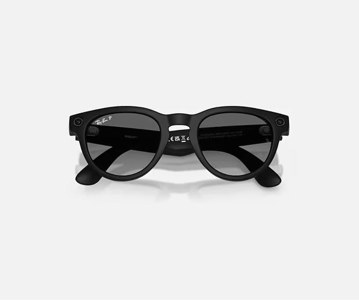 RAY-BAN META HEADLINER AI SUNGLASSES GEN 2 POLARIZED LENSES GRAPHITE WITH FRAME MATTE BLACK